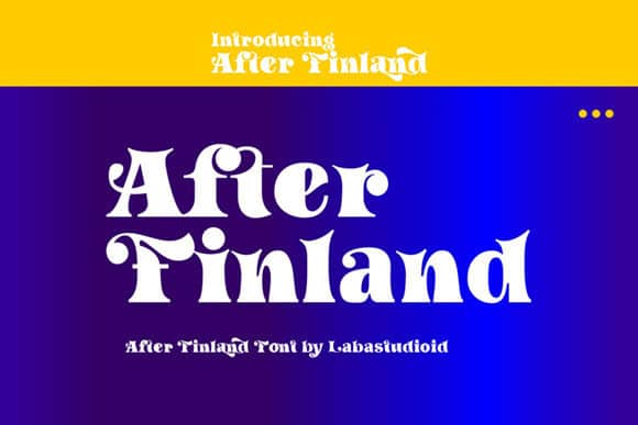After Finland Font