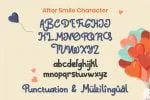 After Smile Font