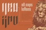AfterOne - Blackletter Inspired Font
