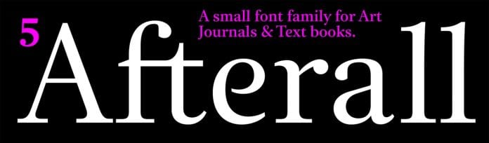 Afterall (Afterall Serif) Font Family