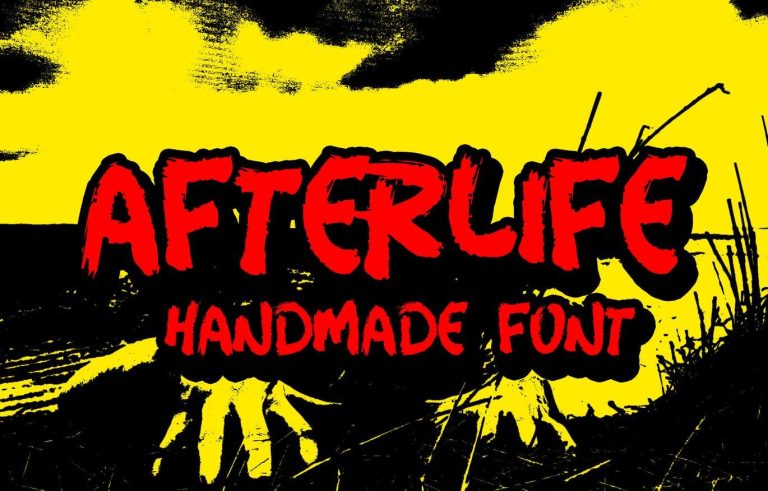 Afterlife Handmade Font Free Download
