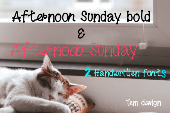 Afternoon Sunday Font