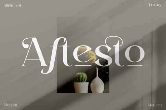 Aftesto Font