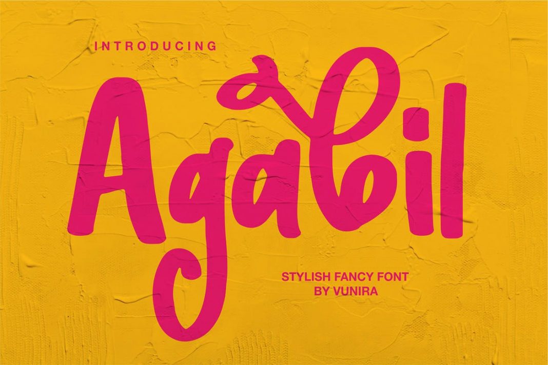 Agabil Stylish Fancy Font