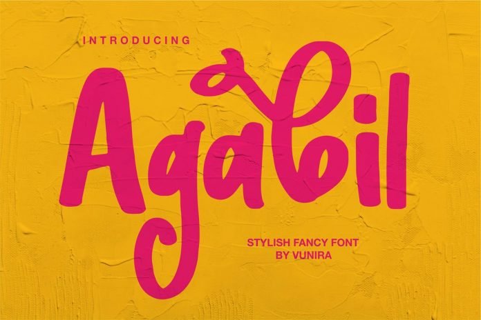 Agabil Stylish Fancy Font