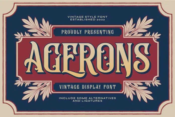 Agerons Font
