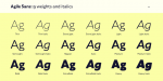 Agile Sans Font Family
