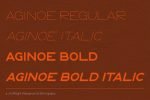 Aginoe Sans Font
