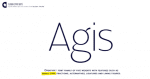 Agis Font Family