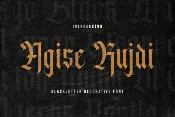 Agise Rujdi Font