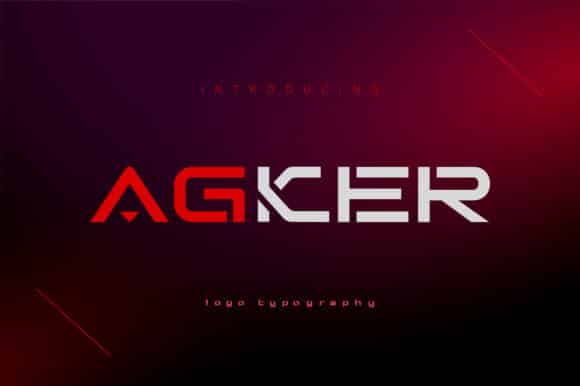 Agker Font
