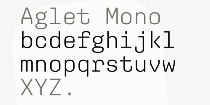 Aglet Mono Font