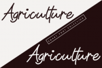 Agriculture Font