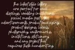 Agriculture Font