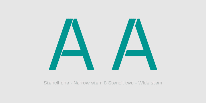 Aguda Stencil Font