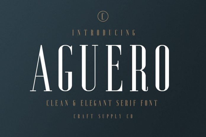 Aguero Serif - Clean and Elegant font