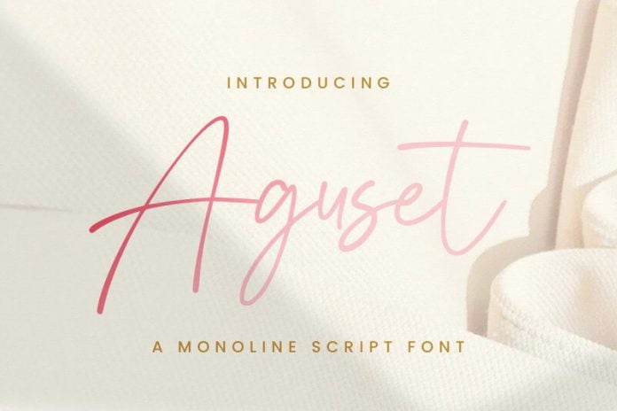 Aguset Font