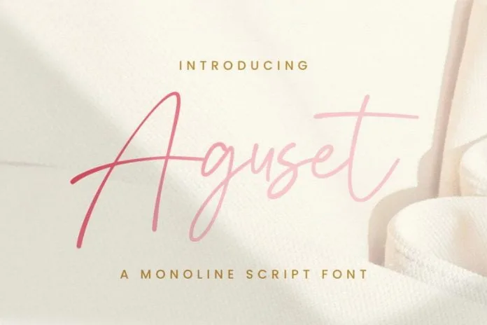 Aguset Font
