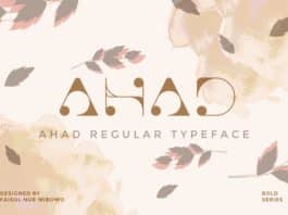 Ahad Regular Typeface Font