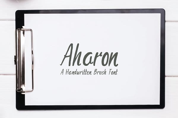 Aharon font