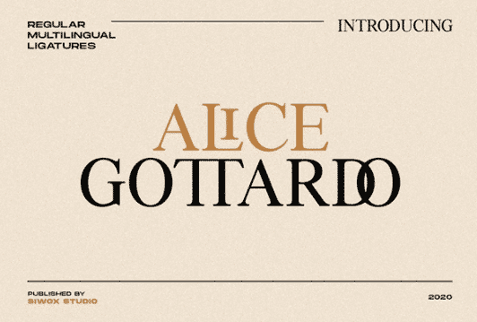Aice Gottardo Font