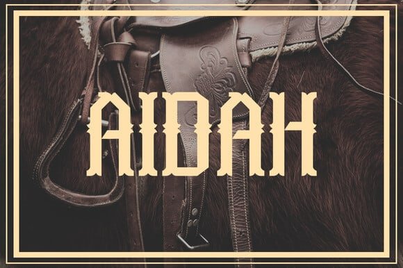 Aidah Font