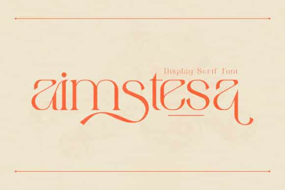 Aimstesa Font