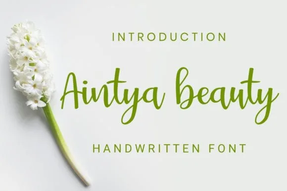 Aintya Beauty Font