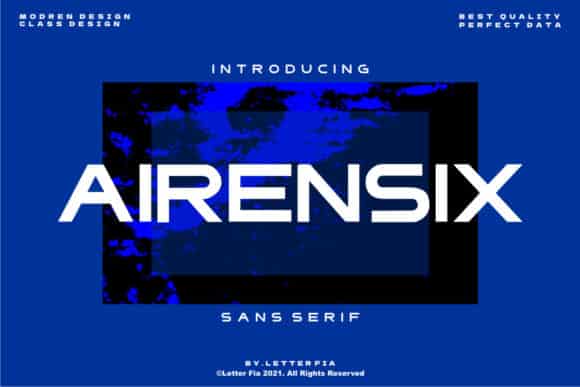 Airensix Font