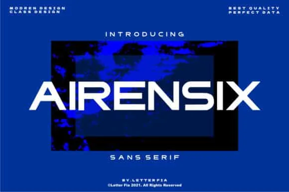 Airensix Font
