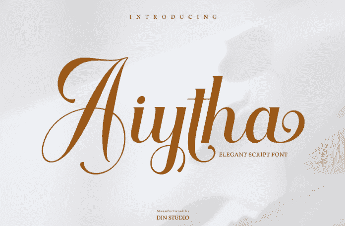 Aithya - Modern Calligraphy Font