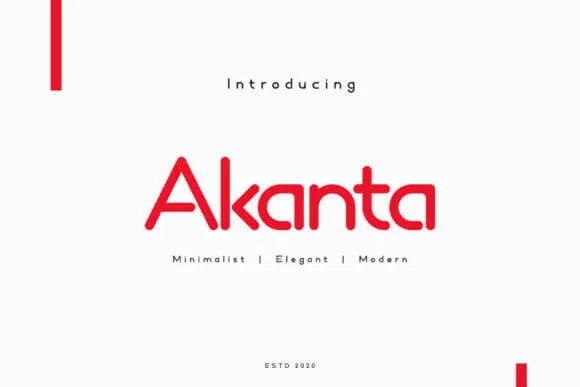 Akanta Font