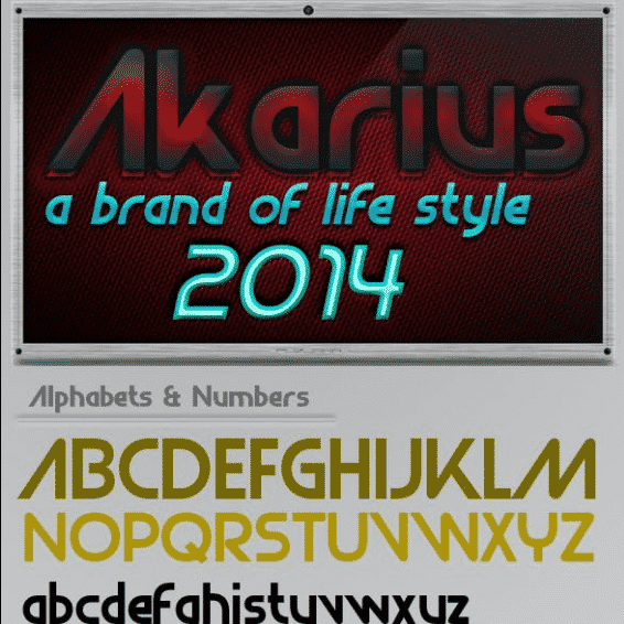 Akarius Font