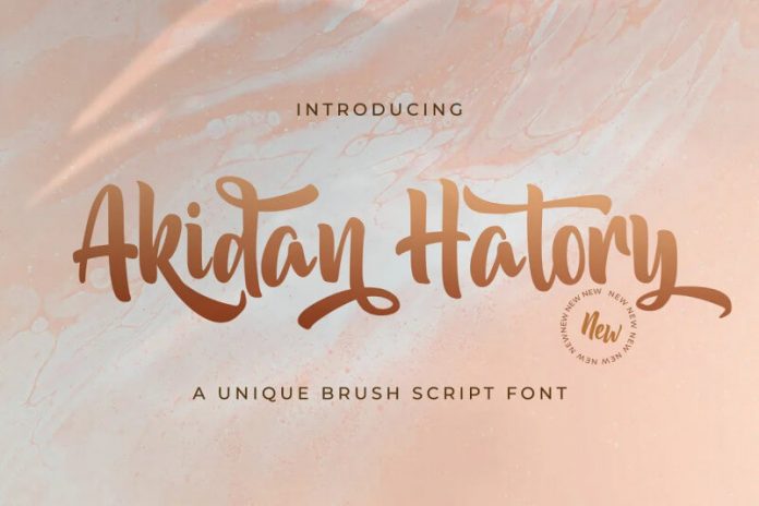 Akidan Hatory Font