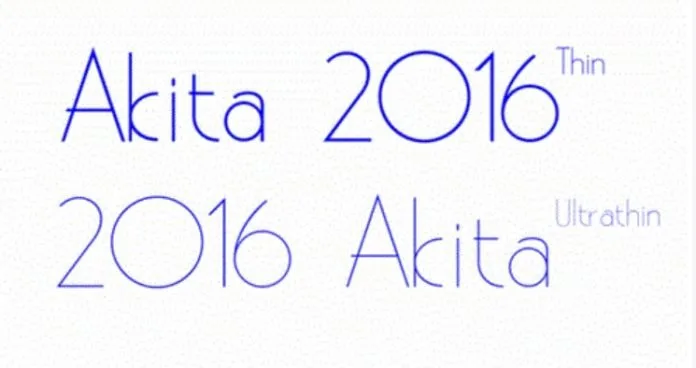 Akita family Font