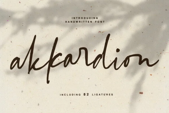 Akkardion Font