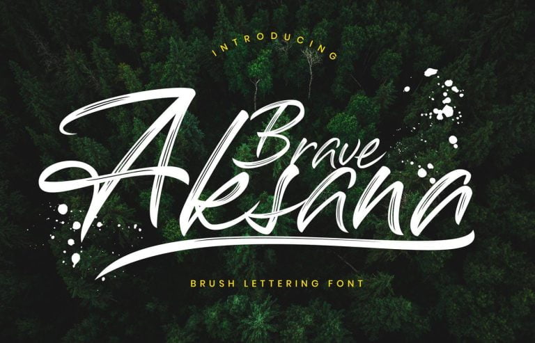Aksana Brush Script Font Free Download