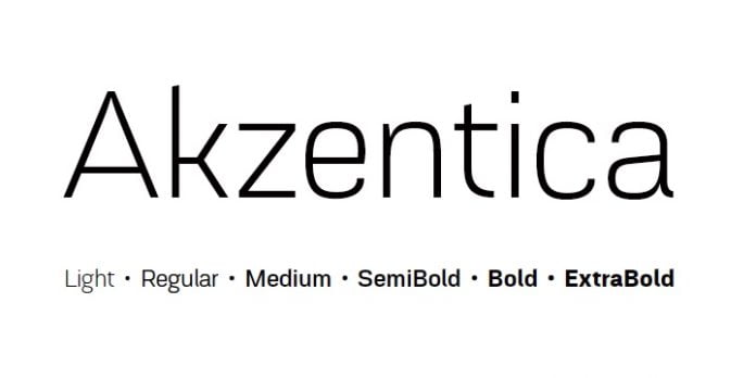Akzentica 4F Font