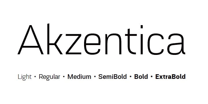 Akzentica 4F Font