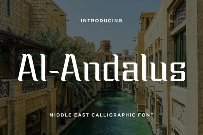 Al-Andalus - Middle East Calligraphic Font
