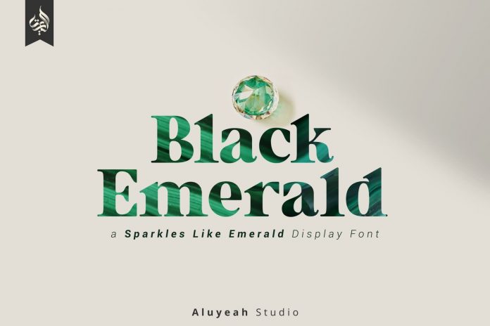 Al Black Emerald Font Family