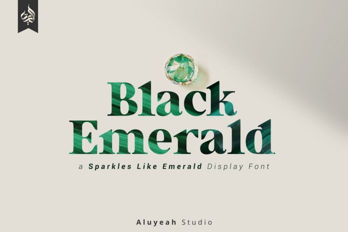 Al Black Emerald Font Family