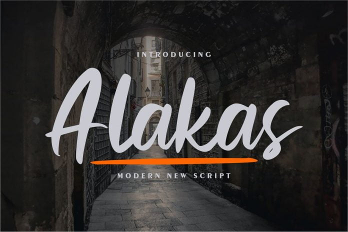 Alakas Modern New Script