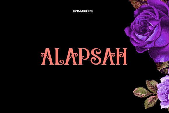 Alapsah Font