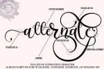 Alarate Script Font