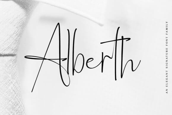 Alberth Family Font