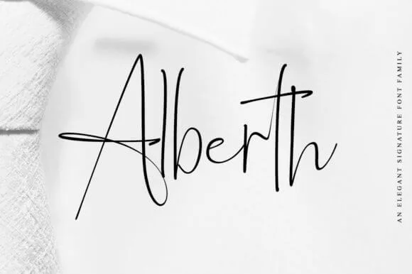 Alberth Family Font