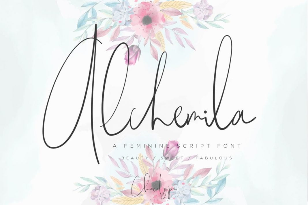 Alchemila Script Font