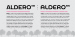 Aldero Font Family