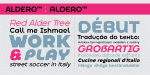 Aldero Font Family